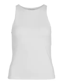 Топ Vila Basic Tank Rundhals Shirt Oberteil mit Breiten Trgern VIKENZA, белый