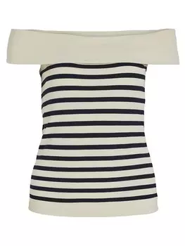 Топ Vila, цвет beige/schwarz
