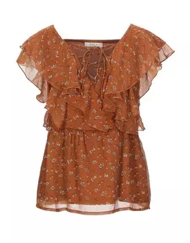 Топ Vila, коричневый