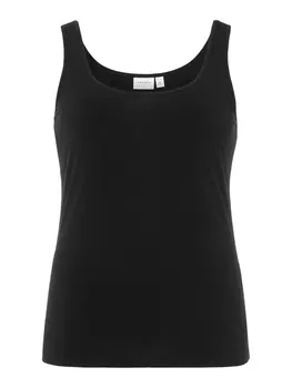 Топ Vila Langes Tank Plus Size bergren rmelloses Basic VIJENNI, черный