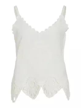 Топ VILA VIAlisja, белый