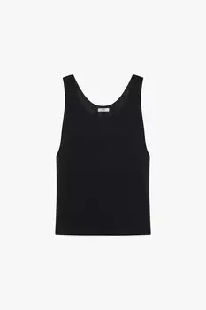 Топ Винни из кашемира The Row, черный