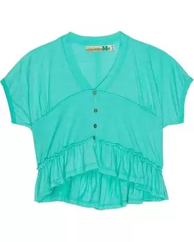 Топ Vintage Havana Kids Uneven Flow Top, цвет Seafoam