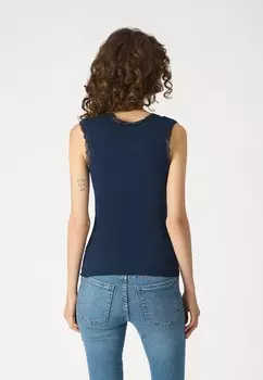Топ VISIA NECK VILA, темно-синий