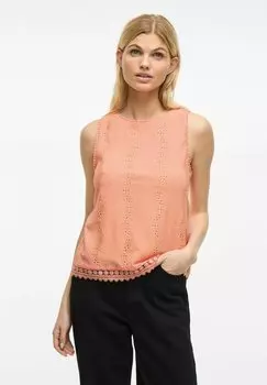 Топ VITORTENA O NECK VILA, оранжевый