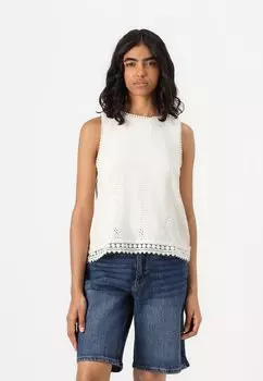 Топ VITORTENA O NECK VILA, слоновая кость