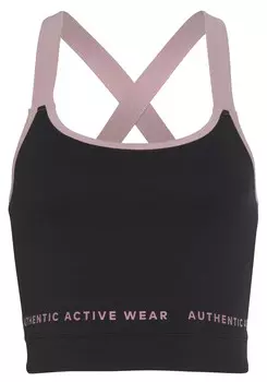 Топ Vivance Active Crop, черный