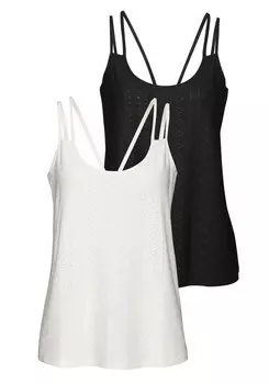 Топ Vivance, черный/белый