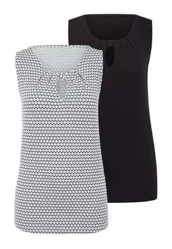 Топ Vivance Shirt, мятный, черный