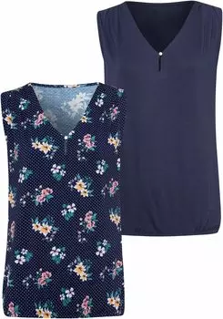 Топ Vivance Shirt, темно-синий