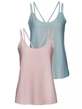 Топ Vivance Spaghetti, цвет rose, mint