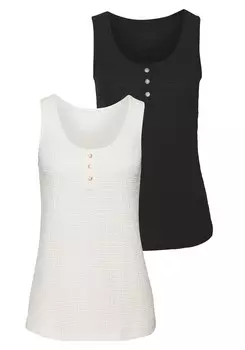 Топ VIVANCE Top, черный/белый