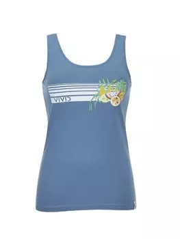 Топ VIVID, дымно-синий