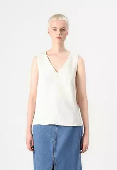 Топ VMALVA V NECK Vero Moda, слоновая кость
