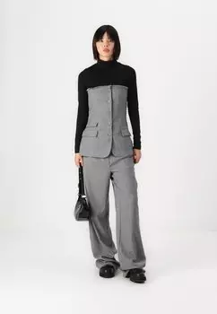 Топ VMESTHER BANDEAU WAISTCOAT Vero Moda, серый
