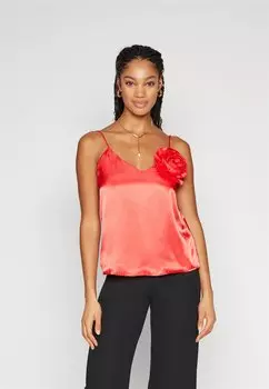 Топ Vmklas Rose Singlet Vero Moda, цвет cayenne