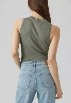 Топ VMLAVENDER TOP Vero Moda, зеленый