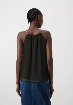 Топ VMLIZZY SINGLET DETAIL Vero Moda, черный