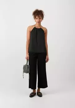 Топ VMLIZZY SINGLET DETAIL Vero Moda, черный