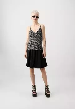 Топ Vmpage V Neck Singlet Vero Moda, черный