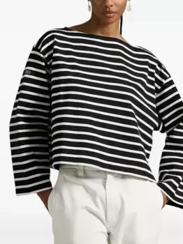 Топ в бретонскую полоску POLO RALPH LAUREN, черный