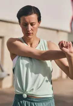 Топ W DLYSINGLET Ciele, бирюзовый