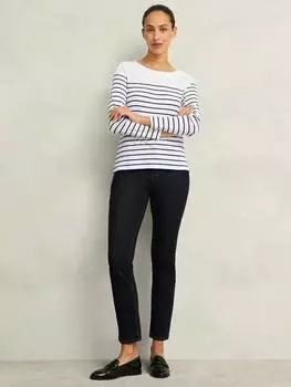 Топ в полоску от constance Hobbs, цвет White/Blue