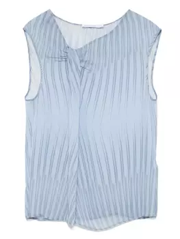 Топ в полоску Patrizia Pepe, синий