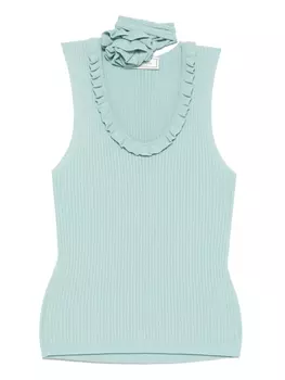 Топ в рубчик Blumarine, синий