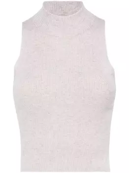 Топ в рубчик Brunello Cucinelli, розовый