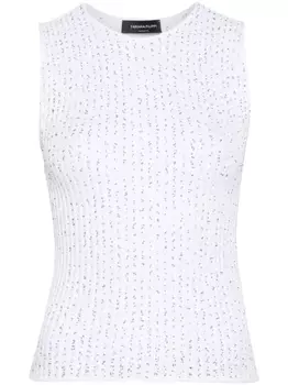 Топ в рубчик Fabiana Filippi, белый