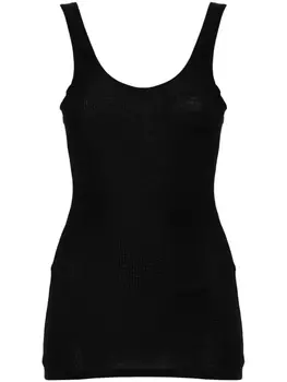 Топ в рубчик Majestic Filatures, черный