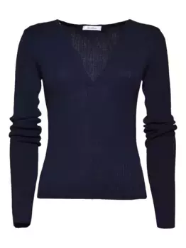 Топ в рубчик MAX MARA, синий