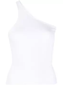 Топ в рубчик на одно плечо SAMSOE SAMSOE, белый
