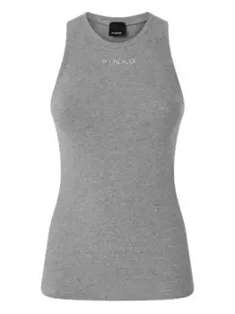 Топ в рубчик PINKO, серый
