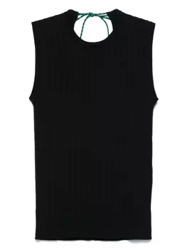 Топ в рубчик Plan C, черный