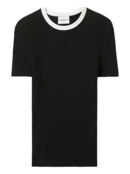 Топ в рубчик с логотипом Claudie Pierlot, черный