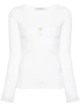 Топ в рубчик с логотипом Philosophy Di Lorenzo Serafini, нейтральный