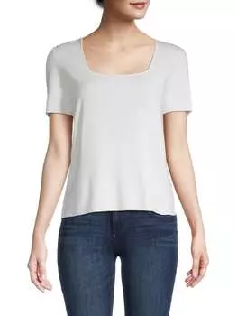 Топ в рубчик Saks Fifth Avenue White