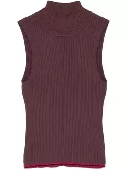 Топ в рубчик Scotch & Soda, коричневый