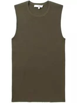 Топ в рубчик Tibi, зеленый