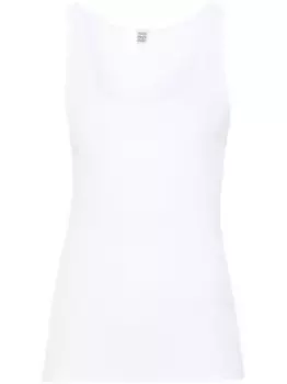 Топ в рубчик TOTEME, белый