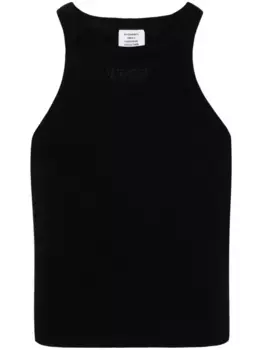 Топ в рубчик VETEMENTS, черный