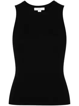 Топ в рубчик Vince, черный