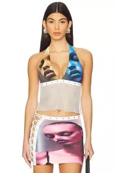 Топ в сеточку ai 1Xblue, мультиколор