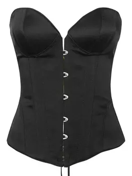 Топ в стиле корсета Moschino, черный