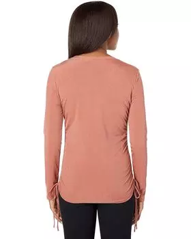 Топ WAYF Kendall Side Gathered Top, цвет Clay