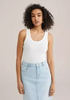 Топ WE Fashion, белый