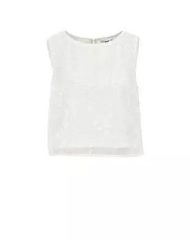 Топ WE Fashion, белый