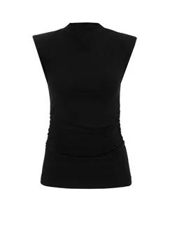 Топ WE Fashion, черный